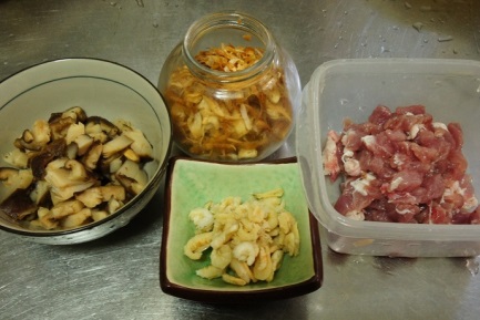 油蔥鹹粿材料