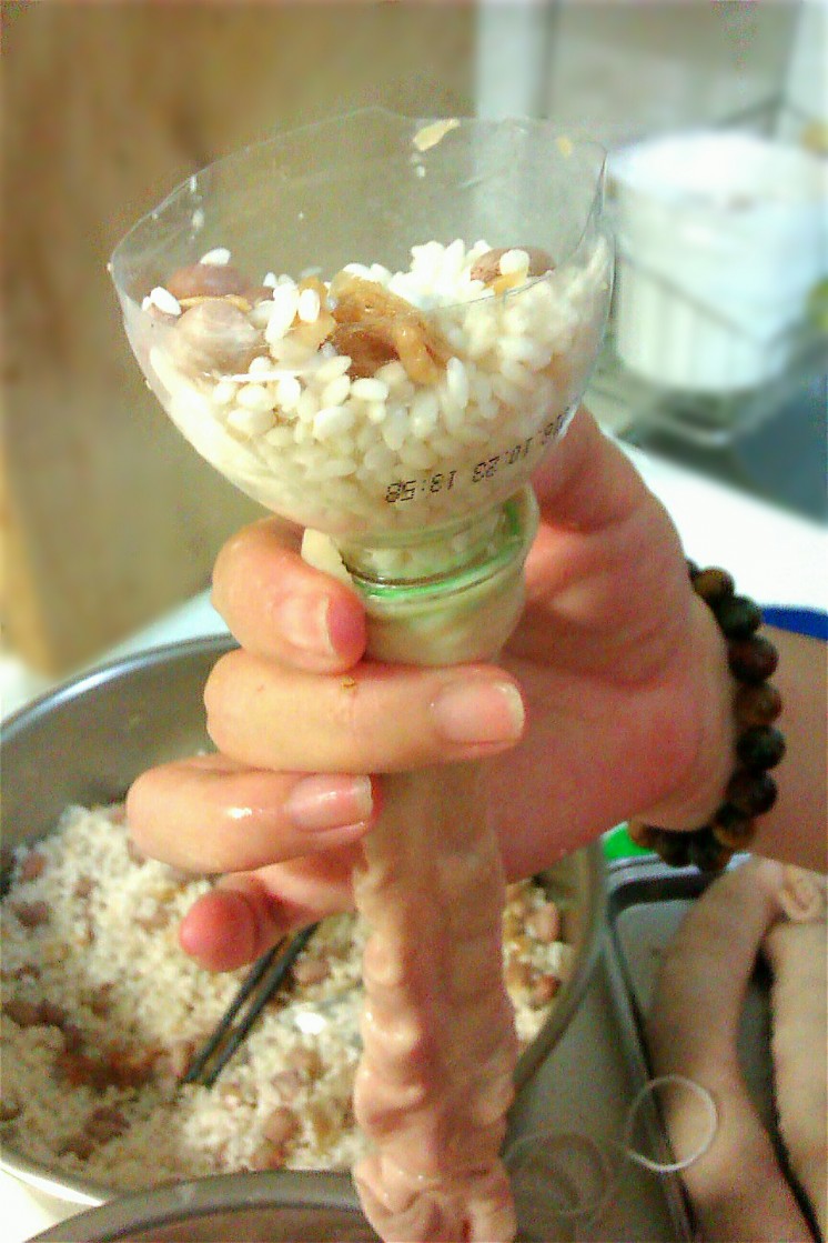 沒有灌米腸機，要怎麼灌出傳統米腸？(1)