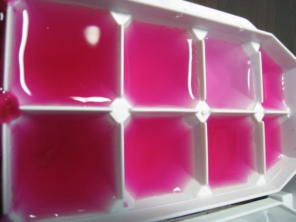 紅龍果皮的保存方法：粉紅冰塊做飲料4