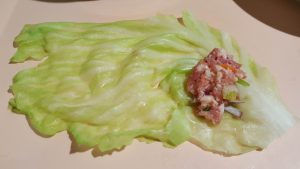 高麗菜卷-絞肉放前端