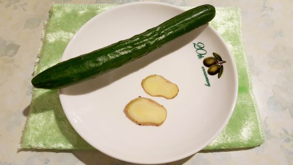 簡易製作黃瓜水-材料